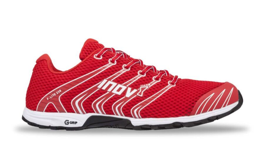 Inov-8 F-lite G 230 Mens Trainers Red/White Philippines 47138LQDV